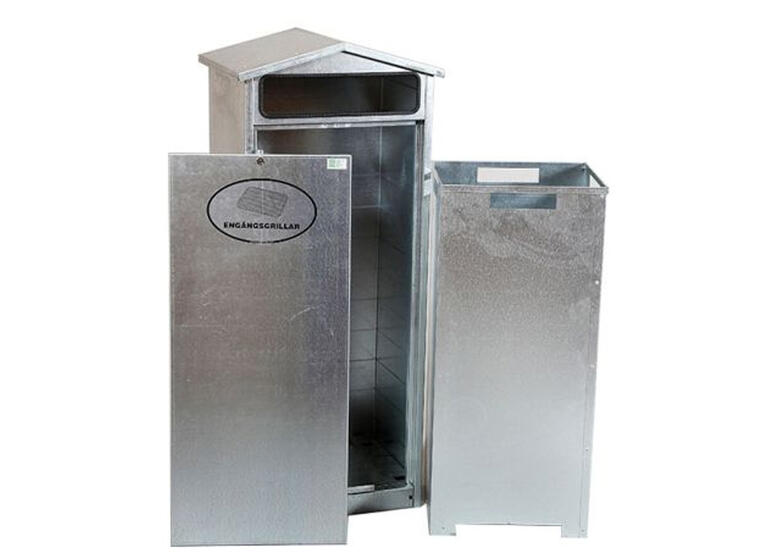 Avfallsbeholder for engangsgriller 100 liter 