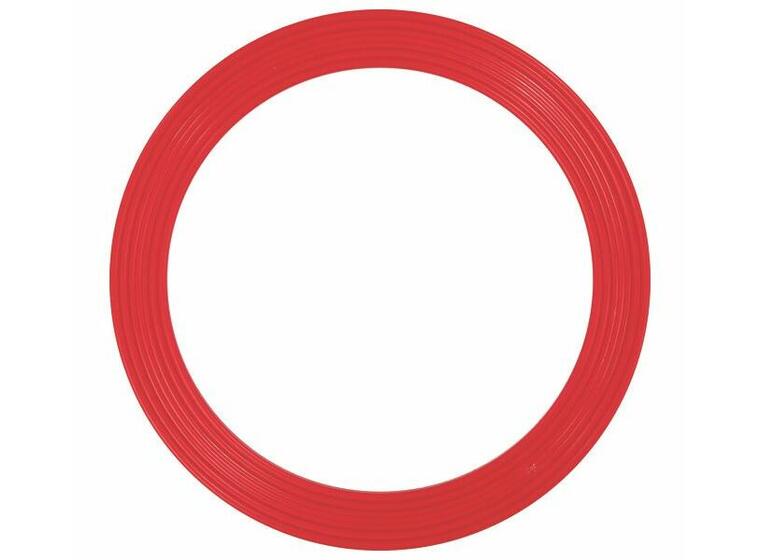 Motorikk- og lekering 18 cm | Rød 18 cm liten flat ring til aktiviteter 