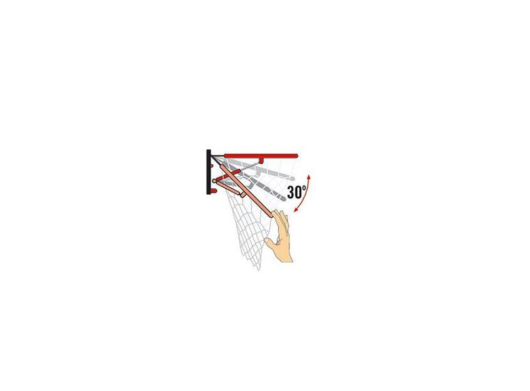 Basketballkurv Outdoor 65 kg 65 kg dunkering til utebruk | kun kurv 