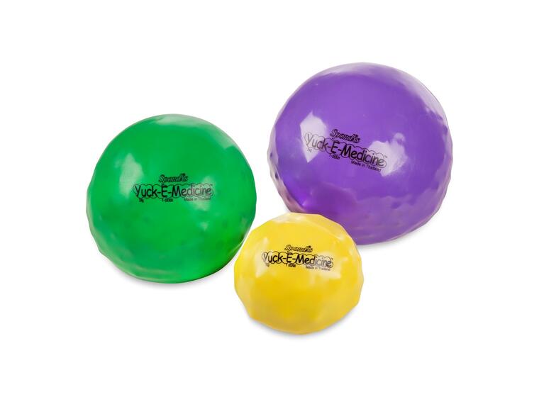 Medisinball Yuck-E 1 kg Medisinball med gel-fyll 