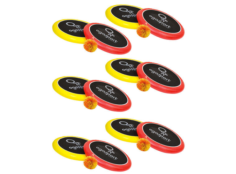 Ogo Sport Disksett - 12 plater 6 baller 6 sett | Ballspill til fritid og skole 
