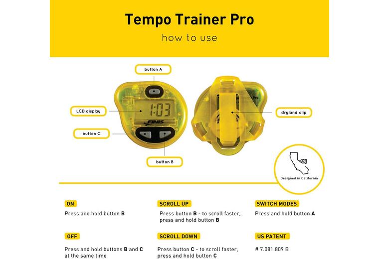 FINIS Tempo Trainer Pro Holder orden på din svømmefrekvens 