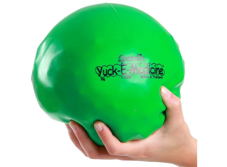 Medisinball Yuck-E 2 kg Medisinball med gel-fyll 