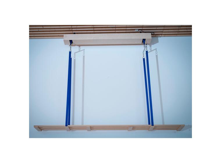 Vegghengt matteheis med el-motor 340 x 40 cm med plattform 