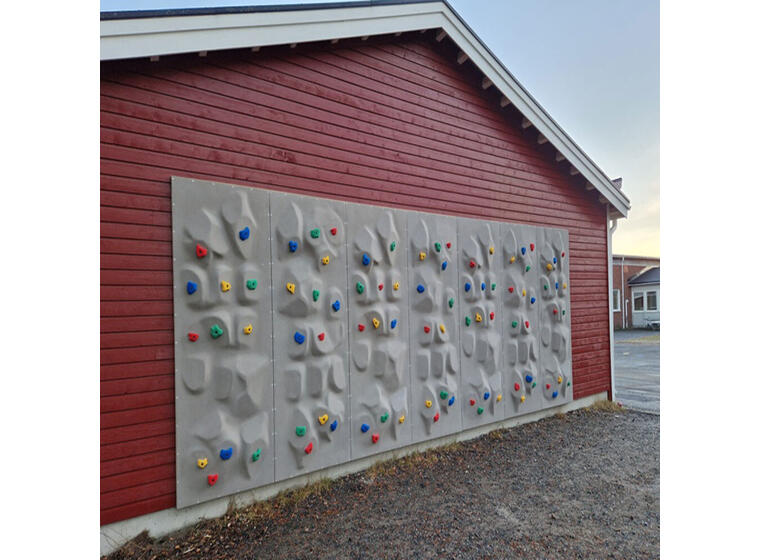 Klatreveggspanel Ergo Holds 3D 1 x 2,4 m Klatrevegg med 12 klatregrep 