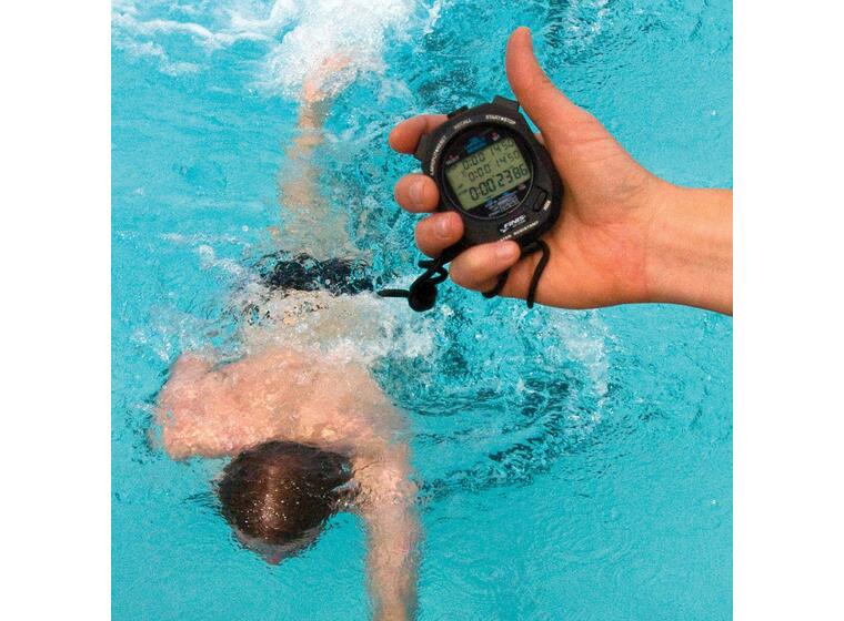 FINIS Stoppeklokke 100 memory Svart vannresistent stoppeklokke 