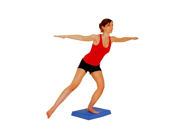 Balansepute Sissel Balance Fit 50 x 41 x 6 cm | Blå Marmorert 