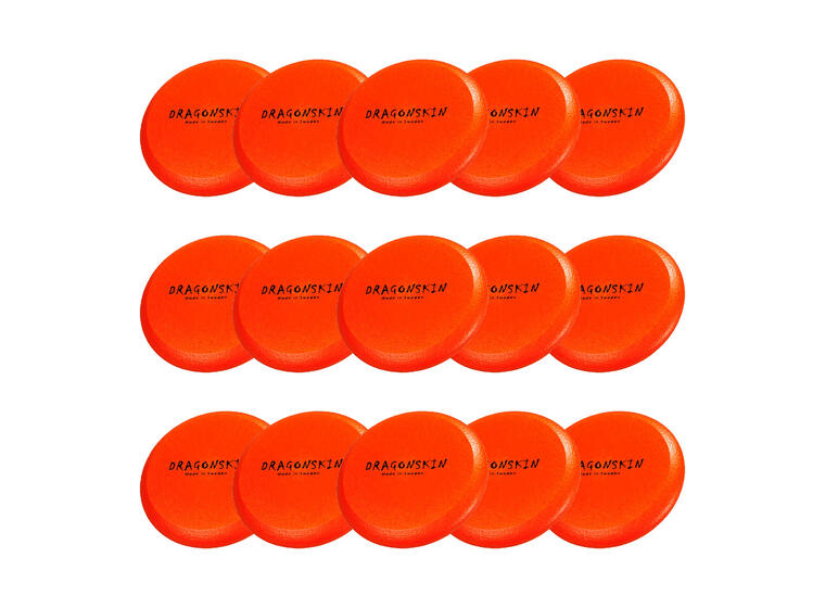 Dragonskin skumfrisbee | 15 stk Klassesett | Myk frisbee i topp kvalitet 