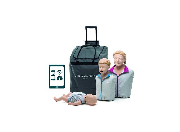 Livredningsdukker Little Family QCPR HLR - Sett med 3 dukker 