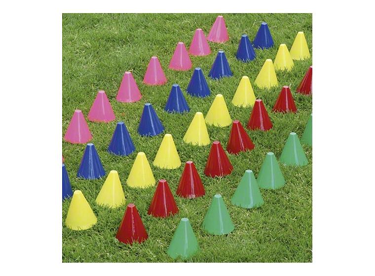 Markeringskjegler 50 stk | 7,5 cm Sett med 50 kjegler i assorterte farger 