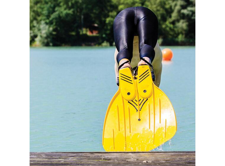 FINIS Monofin Rapid Svømmeføtter Teknisk | Senior 40-46 | Gul 