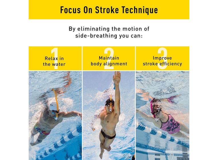 FINIS Original Swimmer's Snorkel jr Junior | frontsnorkel | svømmeteknikk 