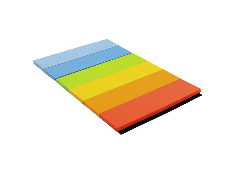 Lekematte Regnbue 180 x 120 x 4 cm Flerfarget | Sammenleggbar 