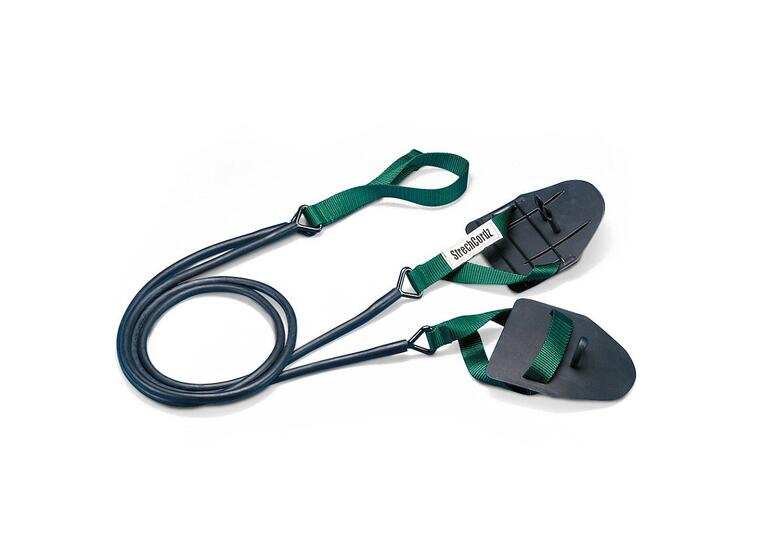 StrechCordz med Paddles | Grønn Medium motstand | 3,6 - 10,8kg 