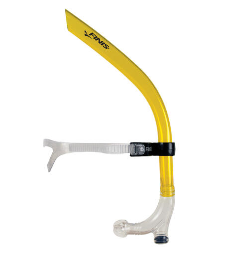 FINIS Original Swimmer&#39;s Snorkel sr Gul frontsnorkel til sv&#248;mmeteknikk