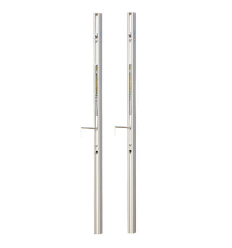 Volleyballstolper 80x80 mm Strammes med sveiv | Skolesport