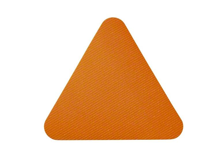 Fargede fliser Trekant oransje 30 cm | 1 stk. oransje 