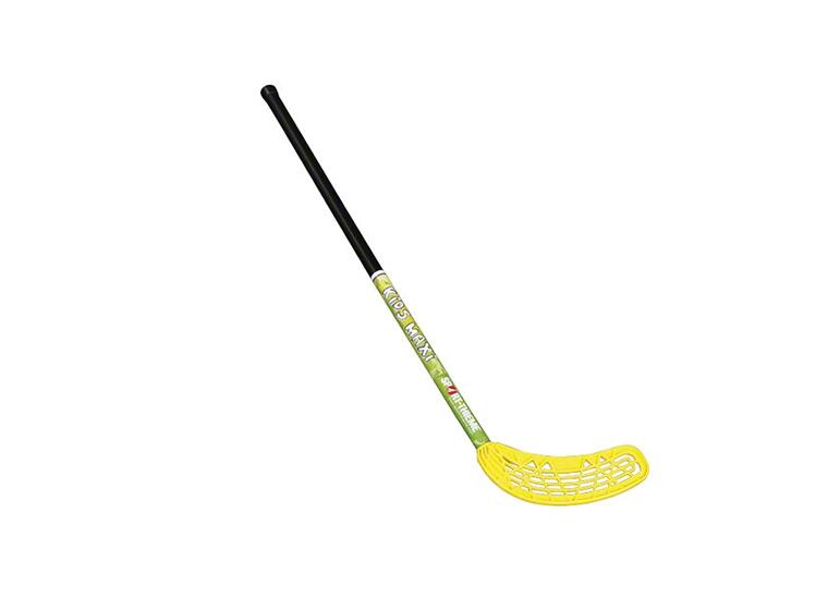Innebandykølle Kids Maxi 80 cm Gul Rett blad 