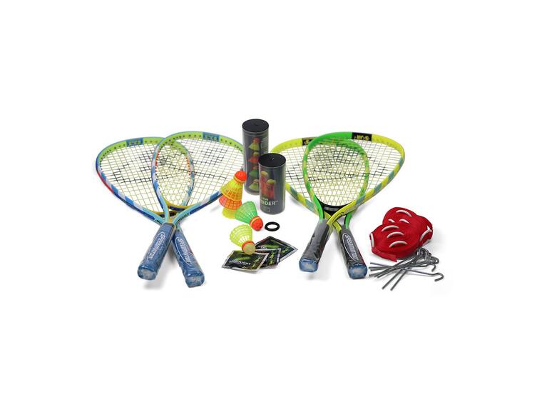 Speedminton Sett Familie 2x S-JR, 2x S700, mixpack baller 