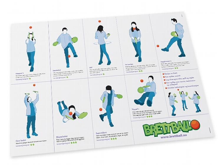 Brettball plakat Gøyale tips og triks 