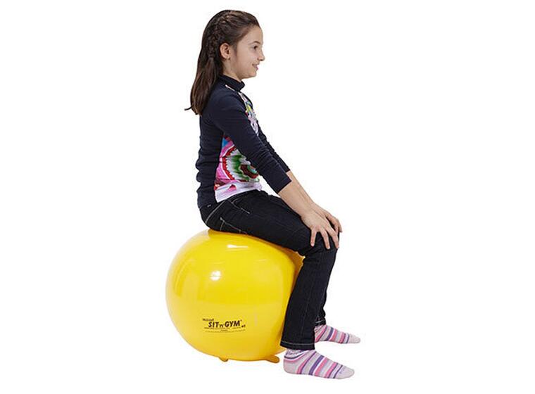 Sitteball Sit'n Gym 45cm Jr. Gul Lateksfri 