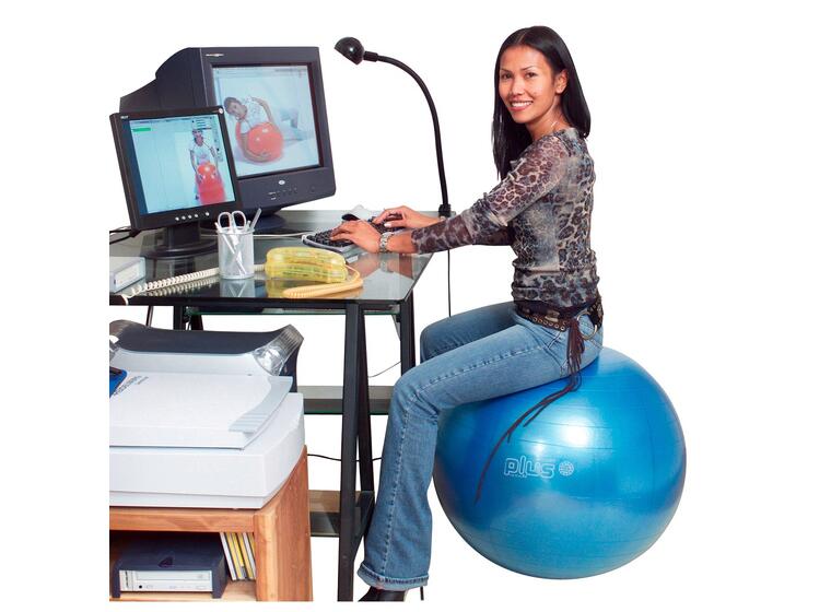 Sitteball Sit'n Gym 65 cm Blå Lateksfri 