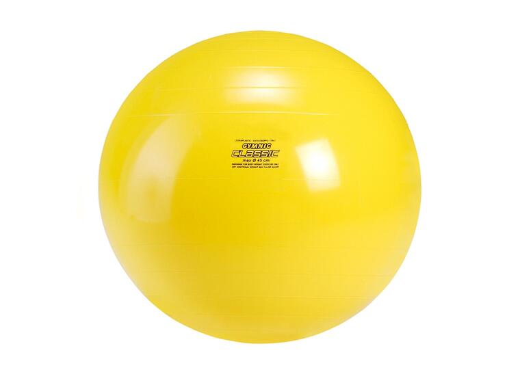Gymnic Classic Gul 45 cm Treningsball i høy kvalitet 