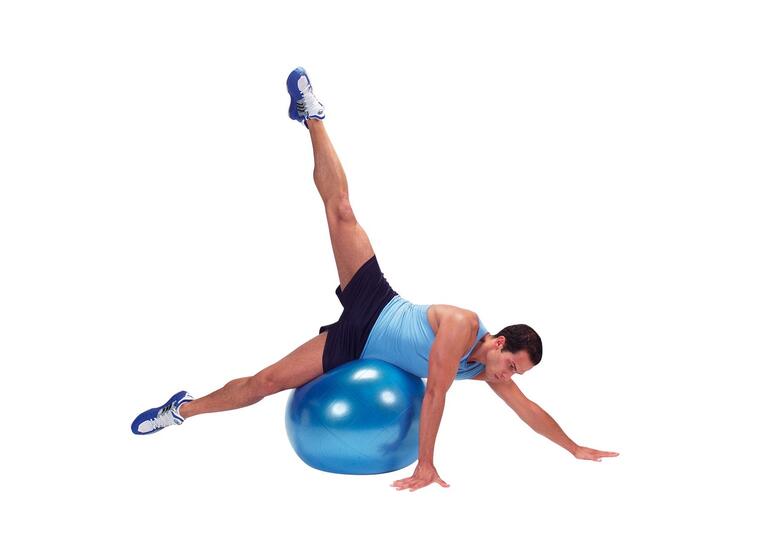 Gymnic Plus Blå 65 cm Treningsball i høy kvalitet 