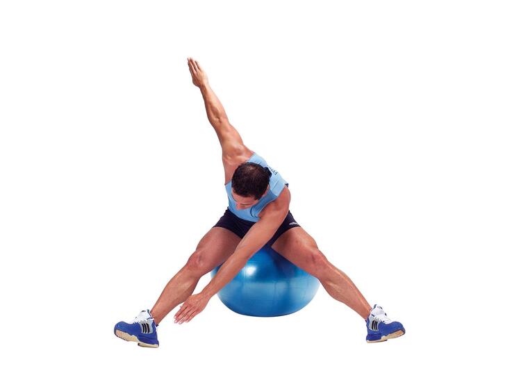 Gymnic Plus Blå 65 cm Treningsball i høy kvalitet 