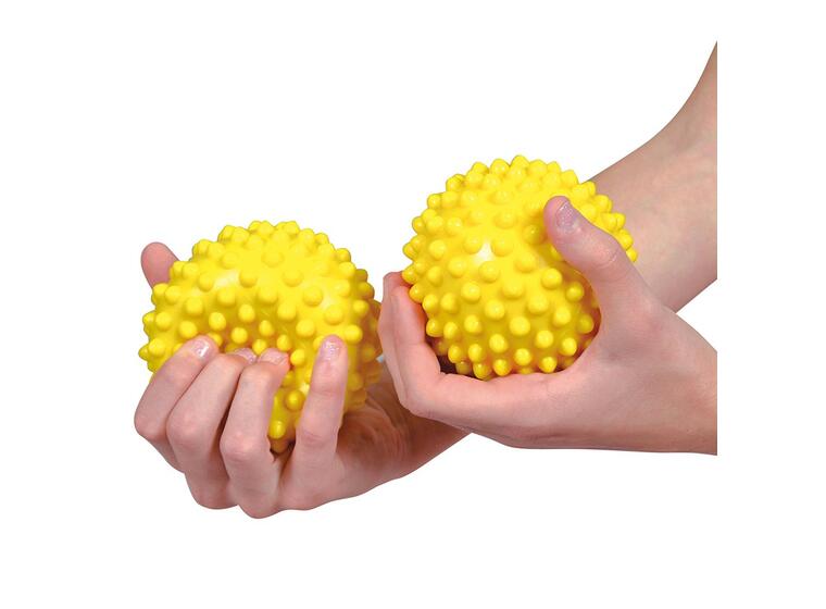Sensyball 10 cm 2 stk myke ball med nupper 