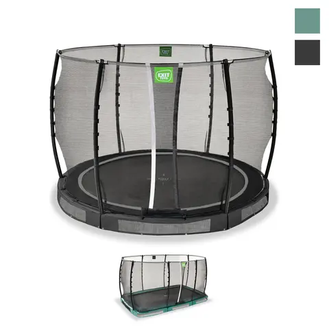 EXIT Allure Premium bakketrampoline Inkl. Premium sikkerhetsnett