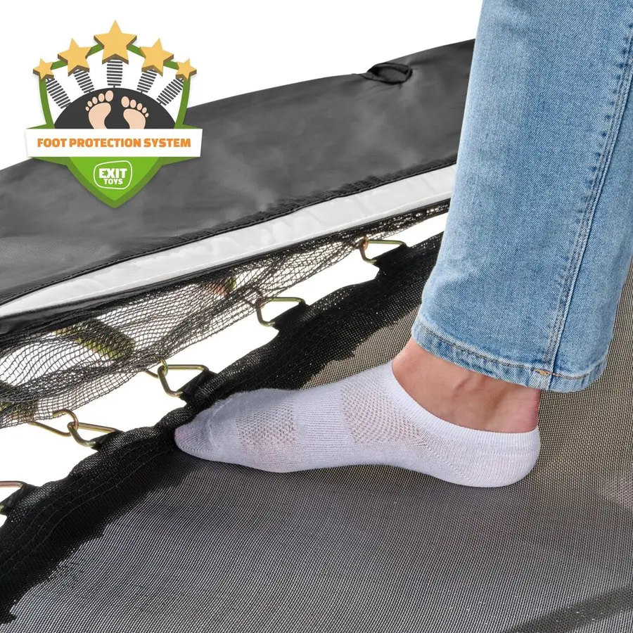 EXIT Allure Classic trampoline 244 x 427 cm | Svart 