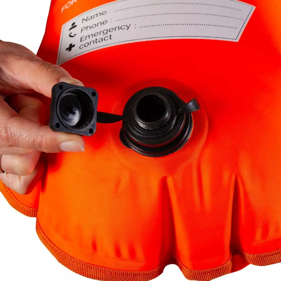 Safety Buoy ZEROD XLarge Oppblåsbar bøye | Open water | Oransje 