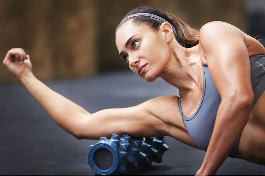 RumbleRoller Foam Roller Blå 12,5 x 30 cm 