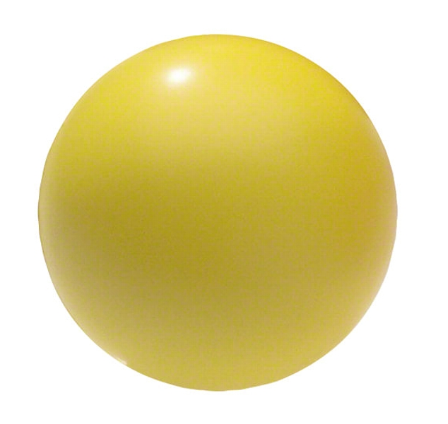 Softball PU-skum 20 cm gul Myk spillball med god sprett 