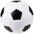 Softball PU-skum 20 cm svart/hvit Myk fotball i størrelse 3