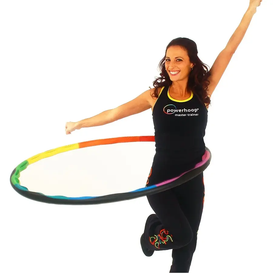 Rokkering med vekt 1,6 kg Powerhoop Deluxe rockering til trening 