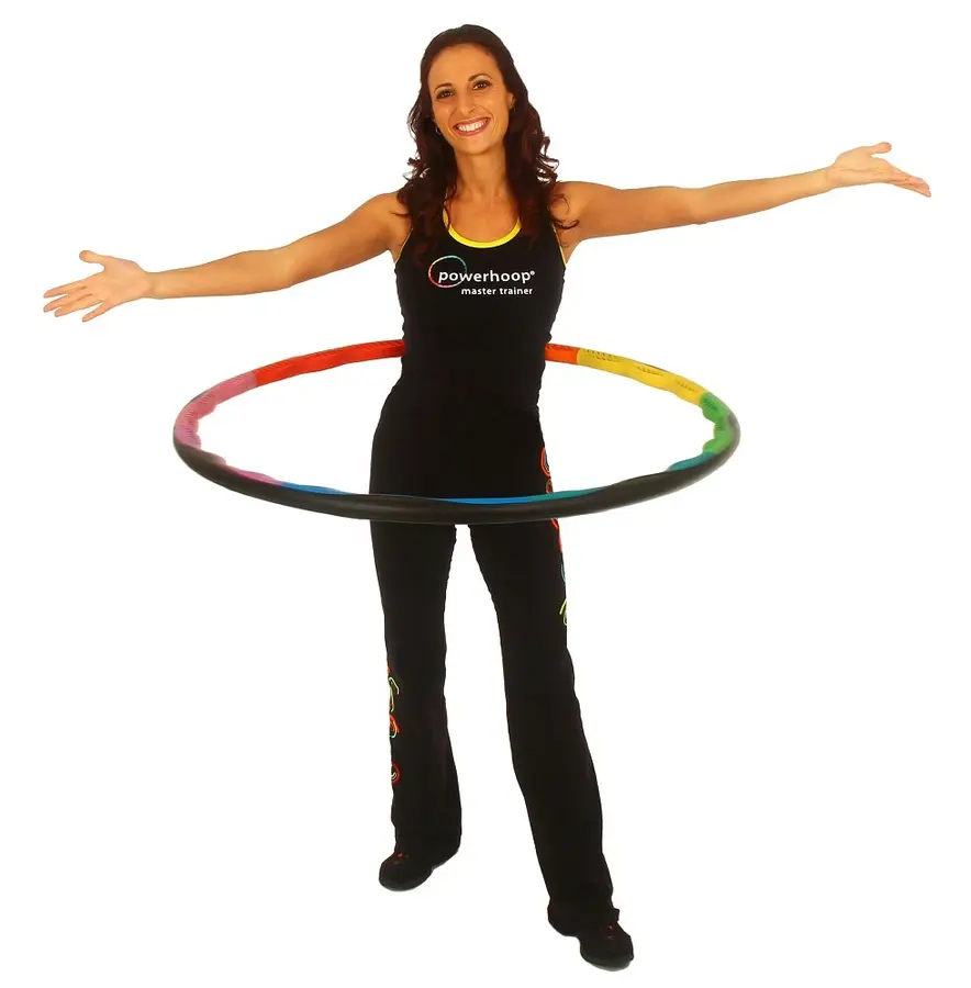 Rokkering med vekt 1,6 kg Powerhoop Deluxe rockering til trening 