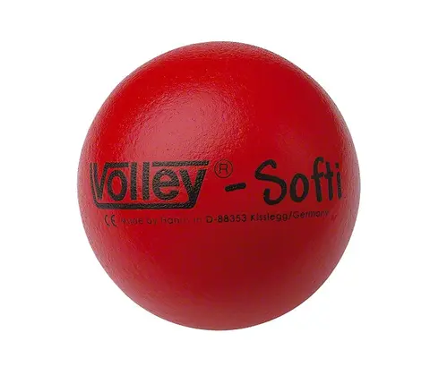 Softball Volley Softi 16 cm r&#248;d Skumball med el&#233;-trekk