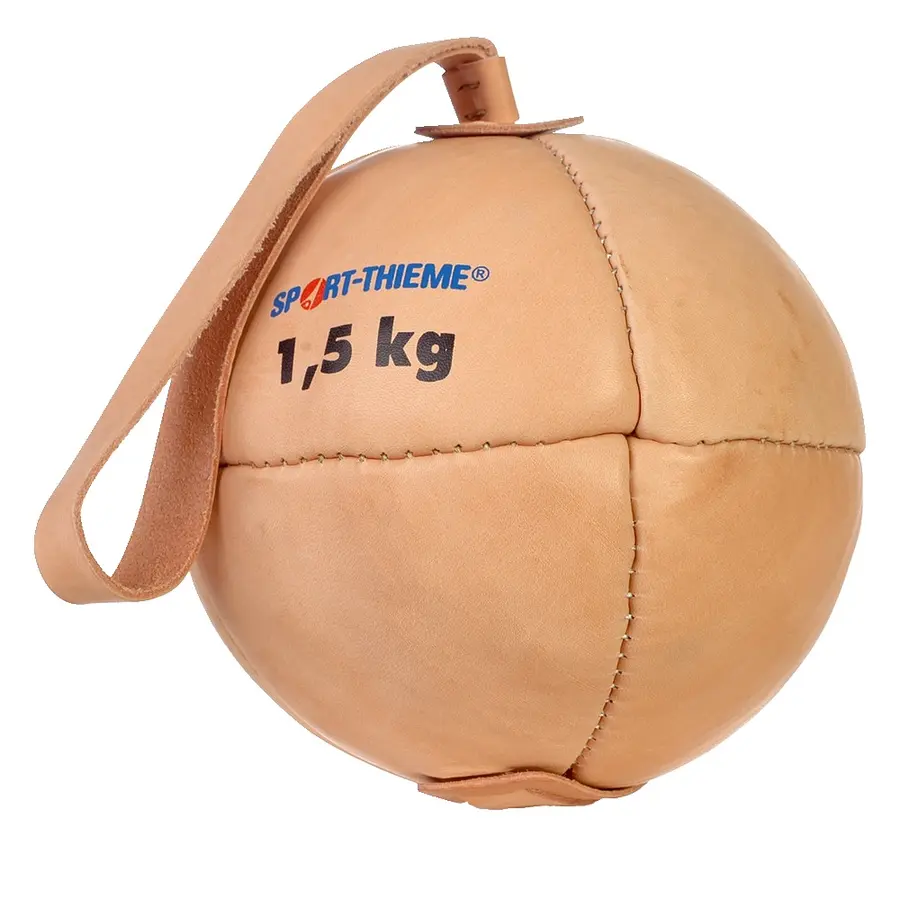 Slengball Sport-Thieme av lær 1500 g | diameter 20 cm 