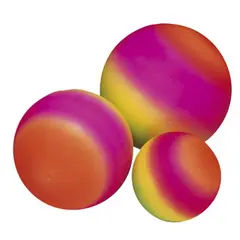 Regnbueball Togu 18 cm Fargerik lekeball