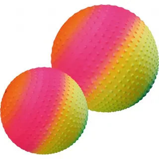 Regnbueball Togu Sunrise 18 cm 18 cm fargerik lekeball med nupper