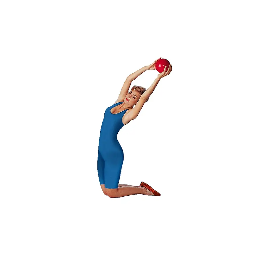 RG Ball WV 16 cm | 320 gram Treningsball i gummi | Gul 