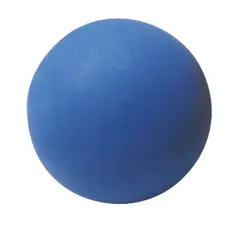 Klokkeball 16 cm bl&#229; Ball med bjelle