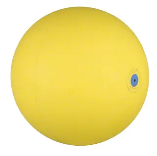 Klokkeball 16 cm gul Ball for svaksynte og blinde, gul