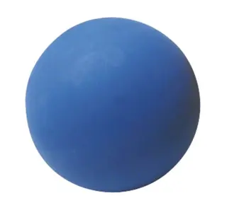 Klokkeball 19 cm bl&#229; Ball med bjelle for blinde og svaksynte