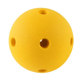 Klokkeball i skum 12,7 cm gul Skumball med bjelle for svaksynte