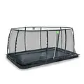 EXIT Dynamic Bakketrampoline Sikkerhetsnett | 305 x 518 cm | Svart