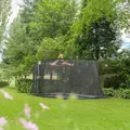 EXIT Dynamic Bakketrampoline Sikkerhetsnett | 244 x 427 cm | Svart