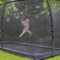 EXIT Dynamic Bakketrampoline Sikkerhetsnett | 275 x 458 cm | Svart